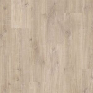 Piso laminado Quick Step Smart carvalho natural havana com marcas da terra. Caixa com 2.280m.² R$ 99,90 m.² Retirar o produto na loja ou conferir o valor na entrega.